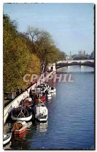 Cartes postales Paris Vue sur Seine de Notre Dame