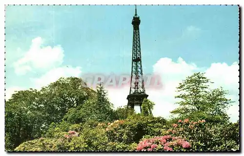 Moderne Karte Paris Ei Ses Merveilles La Tour Eiffel Vue des jardins