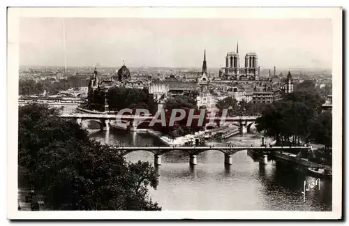 Ansichtskarte AK Paris En Flanant La Cite Notre Dame et les Ponts