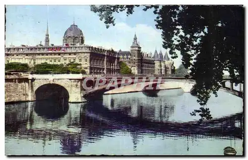 Ansichtskarte AK Paris Le Pont Notre Dame le Tribunal de Commerce et la Conciergerie