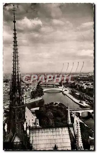 Ansichtskarte AK Paris vue panoramique prise de Notre Dame