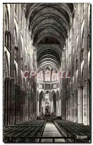 Ansichtskarte AK Rouen Grande nef de la Cathedrale