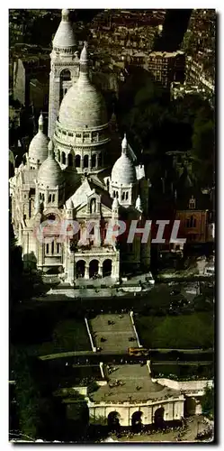 Cartes postales En Avion Au Dessus De Paris Le Sacre Coeur Montmartre