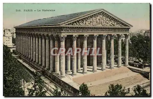 Cartes postales Paris La Madeleine