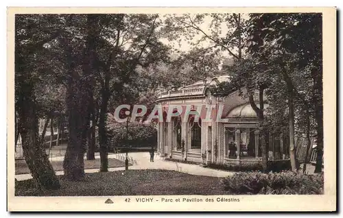 Cartes postales Vichy Parc et Pavillon des Celestins