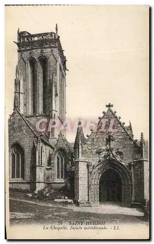 Cartes postales Saint Herbot La Chapelle Facade Meridionale