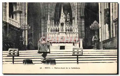 Cartes postales Metz Maitre Autel de la Cathedrale Aigle