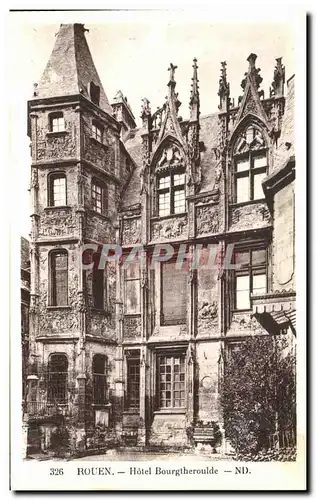 Cartes postales Rouen Hotel Bourgtheroulde