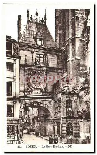 Cartes postales Rouen La Grosse Horloge