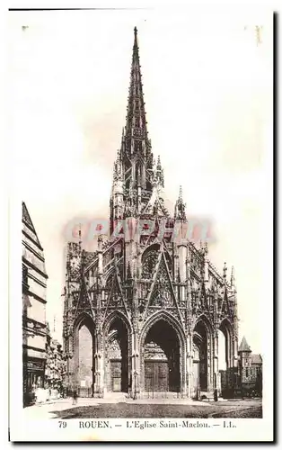 Cartes postales Rouen L&#39Eglise Saint Maclou