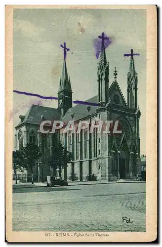 Ansichtskarte AK Reims Eglise Saint Thomas