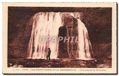 Ansichtskarte AK Le Mont Dore et La Bourboule Cascade de la Verniere