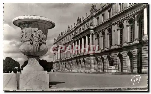 Ansichtskarte AK Versailles et Ses Merveilles Le Chateau Facade sur le Parc Au Premier Plan Le Vase de la Paix Pa