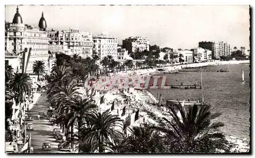 Cartes postales La Cote D&#39Azur Cannes La Croisette