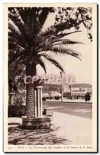 Ansichtskarte AK Nice La Promenade Des Anglais Et Le Casino De La Jetee