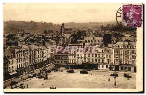 Ansichtskarte AK Lisieux La Place Thiers Vue Prise De La Cathedrale thiers Square From The Cathedral