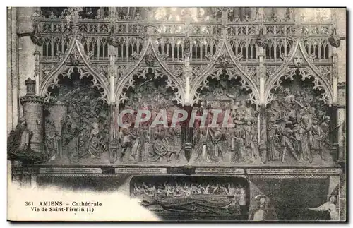 Cartes postales Amiens Cathedrale Vie De Saint Firmin