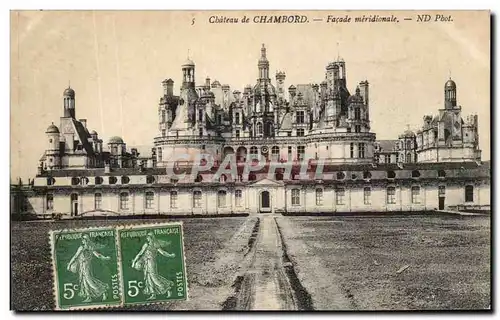 Ansichtskarte AK Chateau De Chambord Facade Meridionale