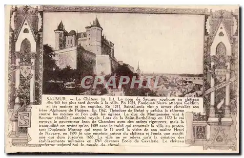 Cartes postales Saumur Le Chateau