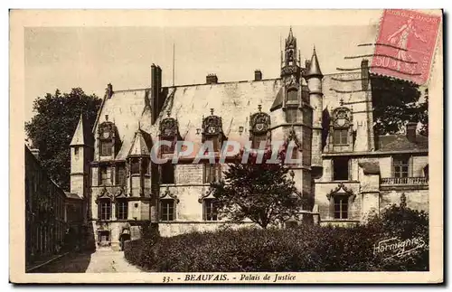 Cartes postales Beauvais Palais de Justice