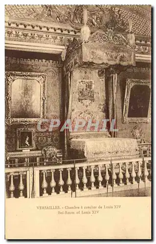 Cartes postales Versailles Chambre a Coucher de Louis XIV