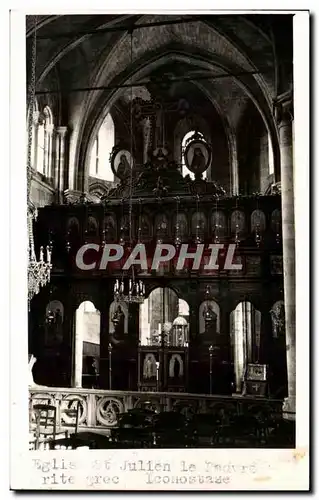 Cartes postales moderne Eglise Std Julien le pauvre Rite Grec Iconostase Paris