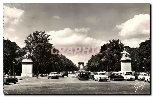 Cartes postales Paris En Ses Merveilles L&#39avenue des Champs Elysees Vers l&#39arc de triomphe de l&#39Etoile