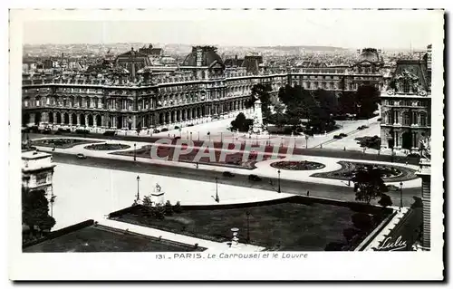 Ansichtskarte AK Paris Le Carrousel et le Louvre