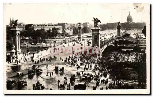 Cartes postales Paris Le Pont Alexandre III et les lnvalides