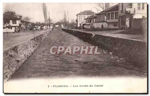 Cartes postales Florina Les Bords du Canal
