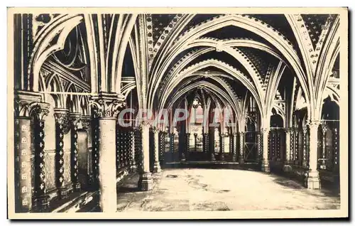 Ansichtskarte AK Paris La Sainte Chapelle Chapelle basse