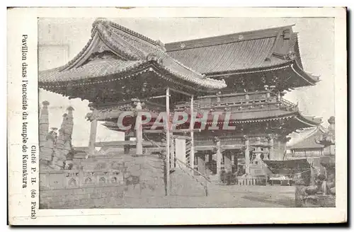 Cartes postales Cllche Pavillon dans l&#39enceinte du temple de kamakura Japon