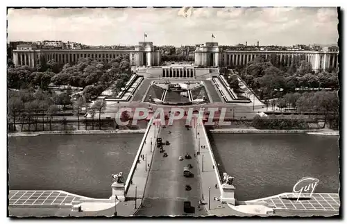 Ansichtskarte AK Paris Et Ses Merveilles Le pont d&#39Iena et le palais de Chaillot