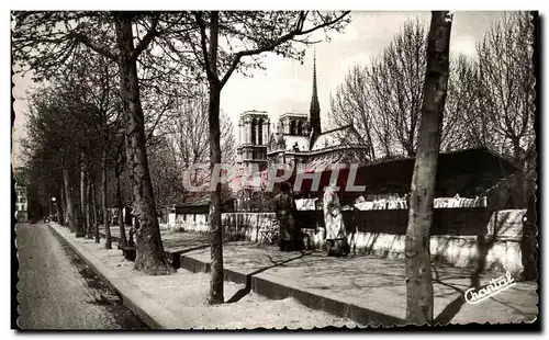 Ansichtskarte AK Paris Les Bouquinistes sur les Quais Notre Dame