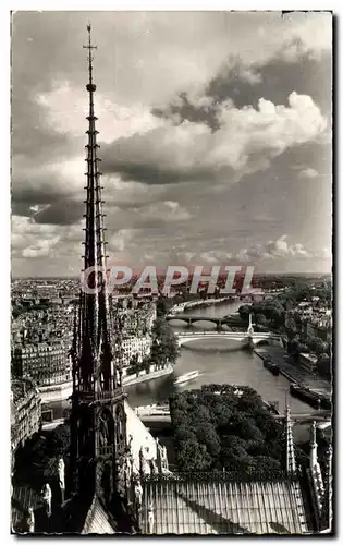 Cartes postales Paris Perspective Sur le Vue de Notre Dame