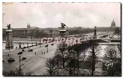 Ansichtskarte AK Paris Et Ses Merveilles Le Pont Alexandre Ill Et l&#39Esplanade des Invalides