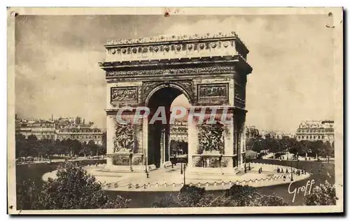 Cartes postales Paris L'Arc de Triomphe de l'Etoile