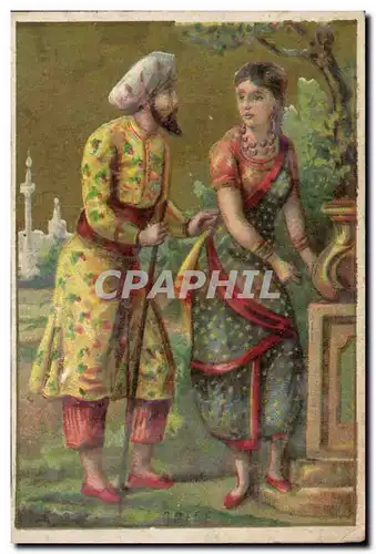 Chromo Ponvert Rue du Palais La Rochelle Grece