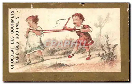 Chromo Chocolat des Gourmets Cafe Enfant