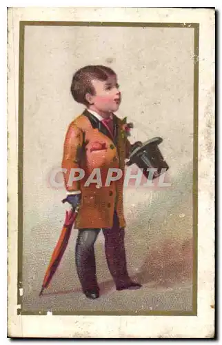 Chromo A la boulangere Candeliez St Olle les Cambrai Monsieur en haut de forme