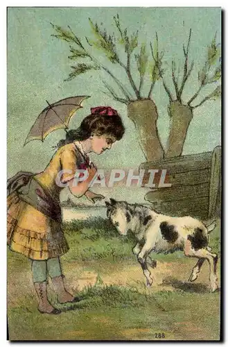 Chromo Enfant Chevre