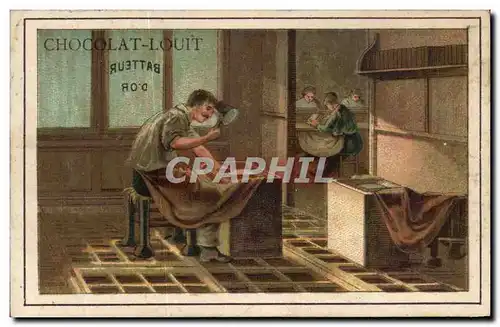 Chromo Chocolat Louit Batteu d&#39or