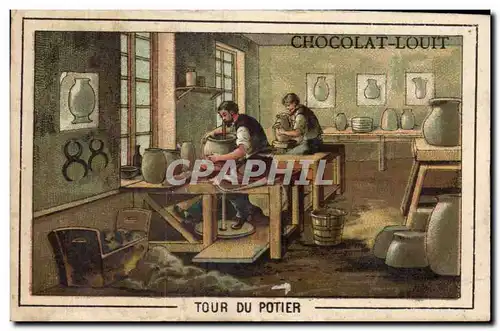 Chromo Chocolat Louit Tour du potier