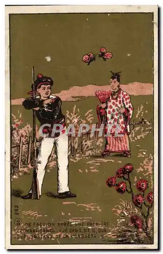 Chromo Les marins Asie Japon