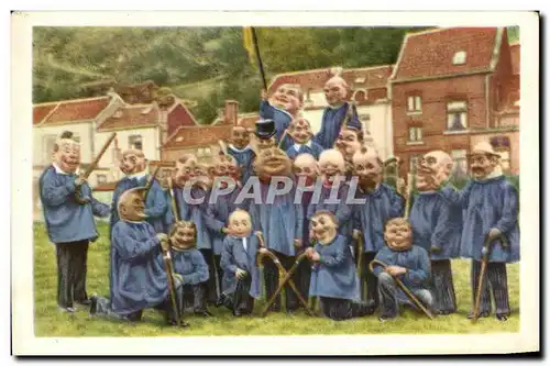 Image Cote d&#39or Folklore Belge Verviers Le groupe des Banes Corantes au carnaval