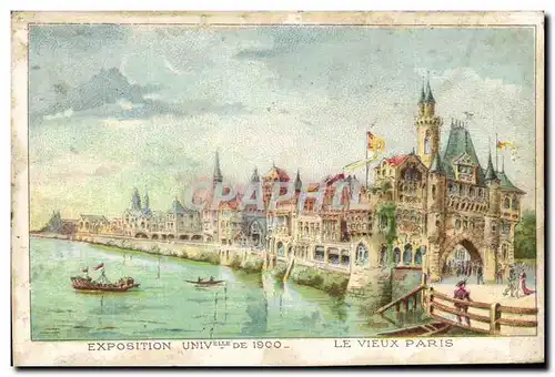 Chromo Maison du petit Saint Thomas Joanin et Ponvert Rue du Palais La Rochelle Exposition Universel
