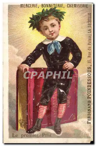 Chromo Ferdinand Poindessous Rue du Palais la Rochelle Enfant