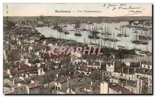 Cartes postales Bordeaux Vue panoramique