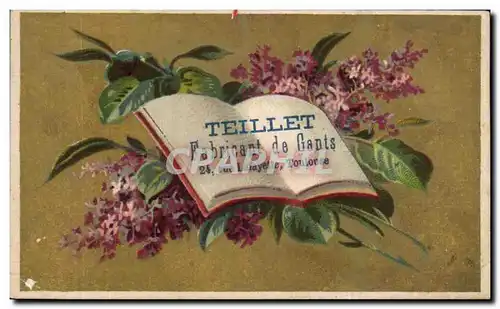 Chromo Teillet Toulouse Fleurs