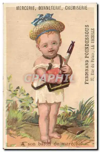 Chromo Mercerie Poindessous La Rochelle Enfant